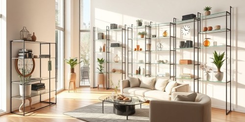 Acrílico na organização: por que as prateleiras se tornaram tendência