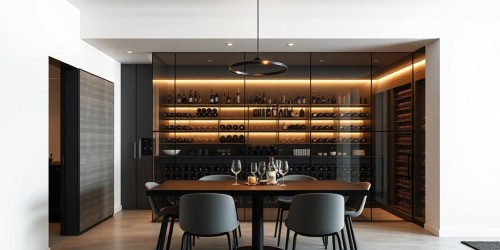 Adega de vinho em acrílico: design moderno para armazenar e expor vinhos