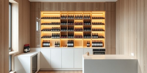 Adega de vinho em acrílico sob medida: funcionalidade e estética no mesmo projeto