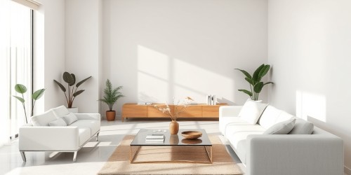 Ambientes clean: o poder decorativo do rack transparente
