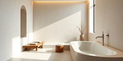 Áreas de spa e bem-estar com acabamento premium em Corian