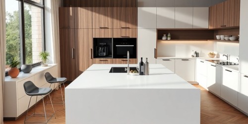 Balcão de corian sob medida: soluções que valorizam qualquer cozinha