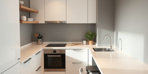 Balcões de cozinha para apartamento