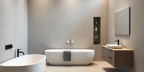 Banheiros de alto padrão: a versatilidade do Corian® em pias e revestimentos