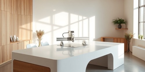 Como a usinagem de Corian permite criar peças complexas sem emendas aparentes