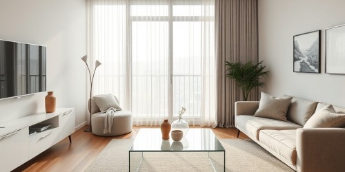 Como o acrílico amplia a sensação de espaço em salas pequenas