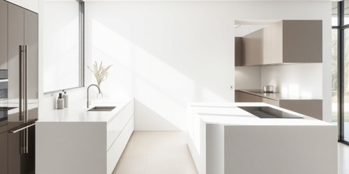 Como o Corian muda o visual e a higiene da área da bancada