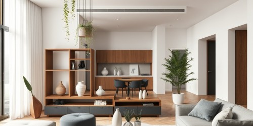 Como usar prateleiras para dividir e integrar ambientes