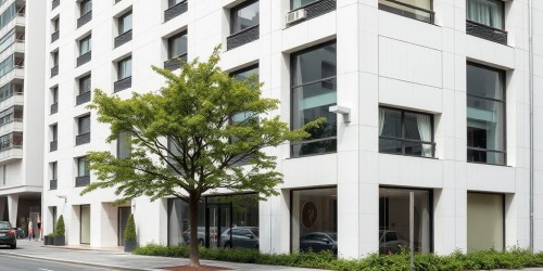 Corian em fachadas: resistência e estética contemporânea