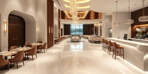 Corian na hospitalidade: hotéis e restaurantes com design impecável