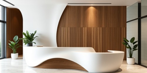 Corian na criação de mobiliário corporativo exclusivo