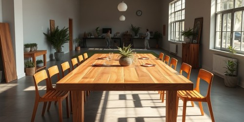 Design e durabilidade: o segredo das mesas de madeira sob medida