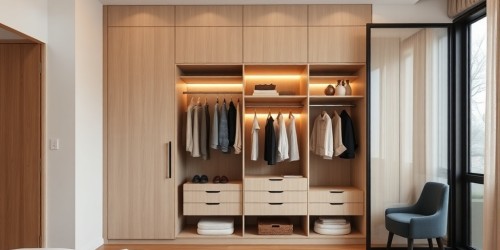 Design e funcionalidade: o equilíbrio ideal nos guarda-roupas planejados