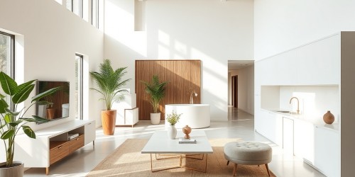Design funcional com Corian: móveis resistentes e elegantes