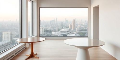 Design sob medida: mesas redondas em acrílico para projetos exclusivos