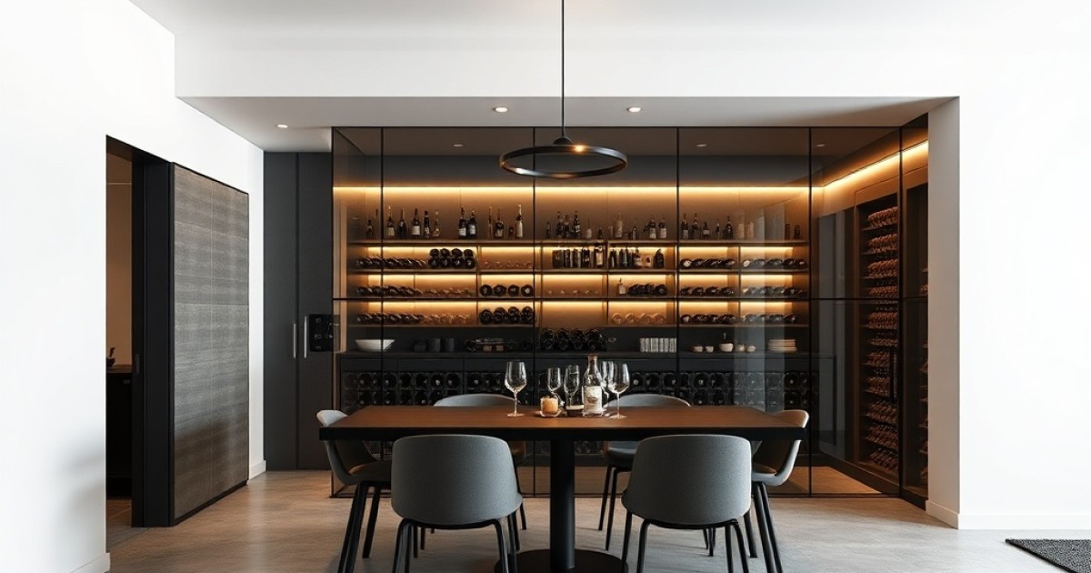 Adega de vinho em acrílico: design moderno para armazenar e expor vinhos