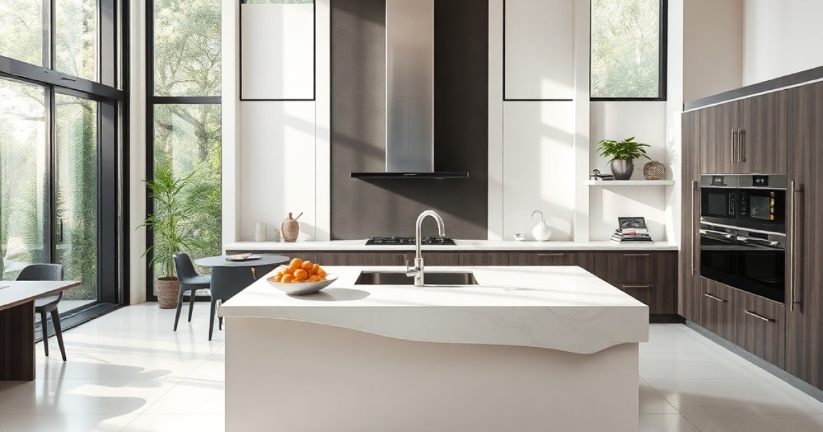 As vantagens do corian que todo arquiteto considera ao especificar bancadas sob medida