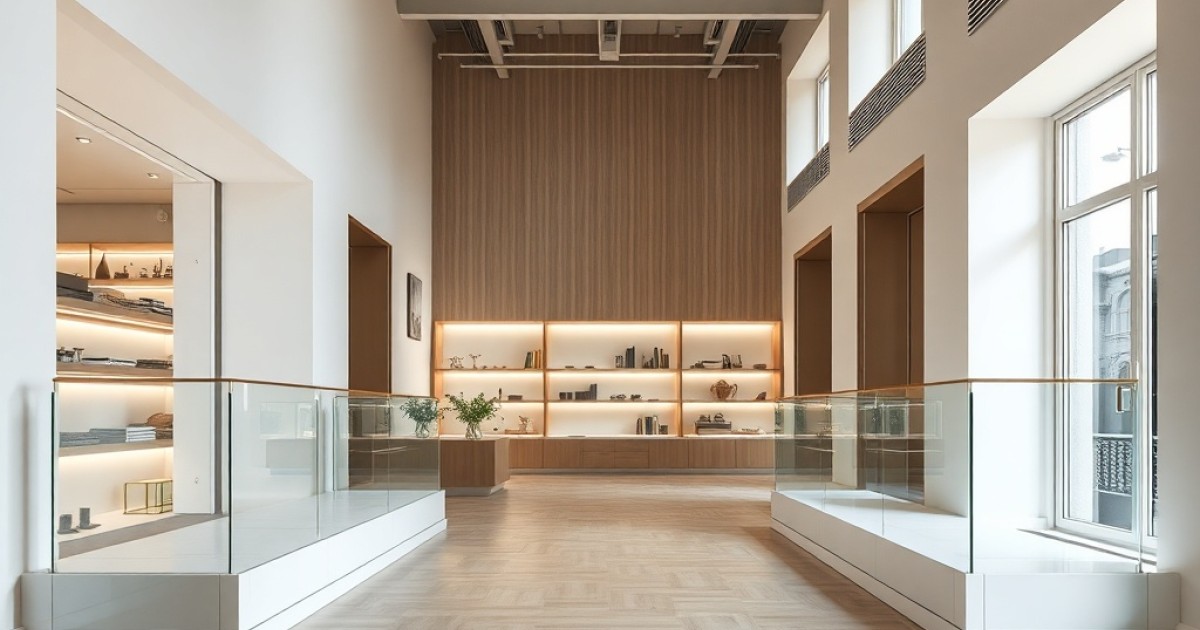 Balcões em acrílico para loja alto padrão