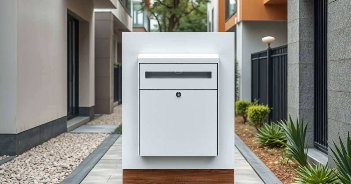 Caixa de correio personalizada: quando estética e segurança trabalham juntas
