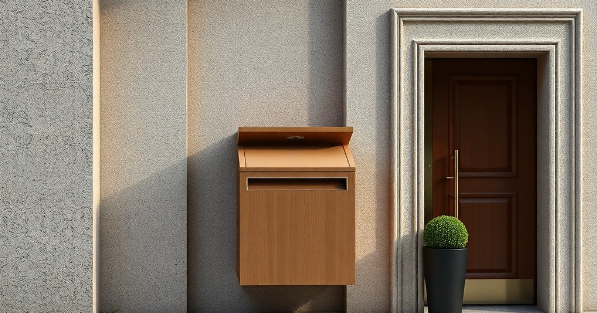 Caixa de correio sob medida: detalhes que fazem a diferença na fachada