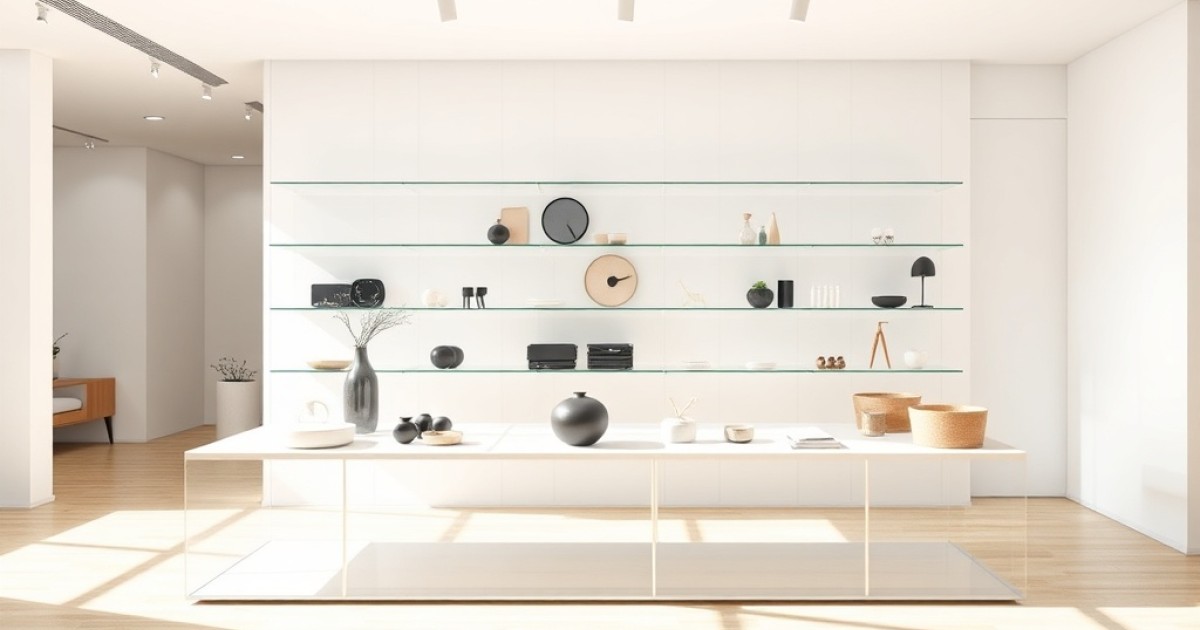 Como a prateleira de acrílico melhora a exposição de produtos