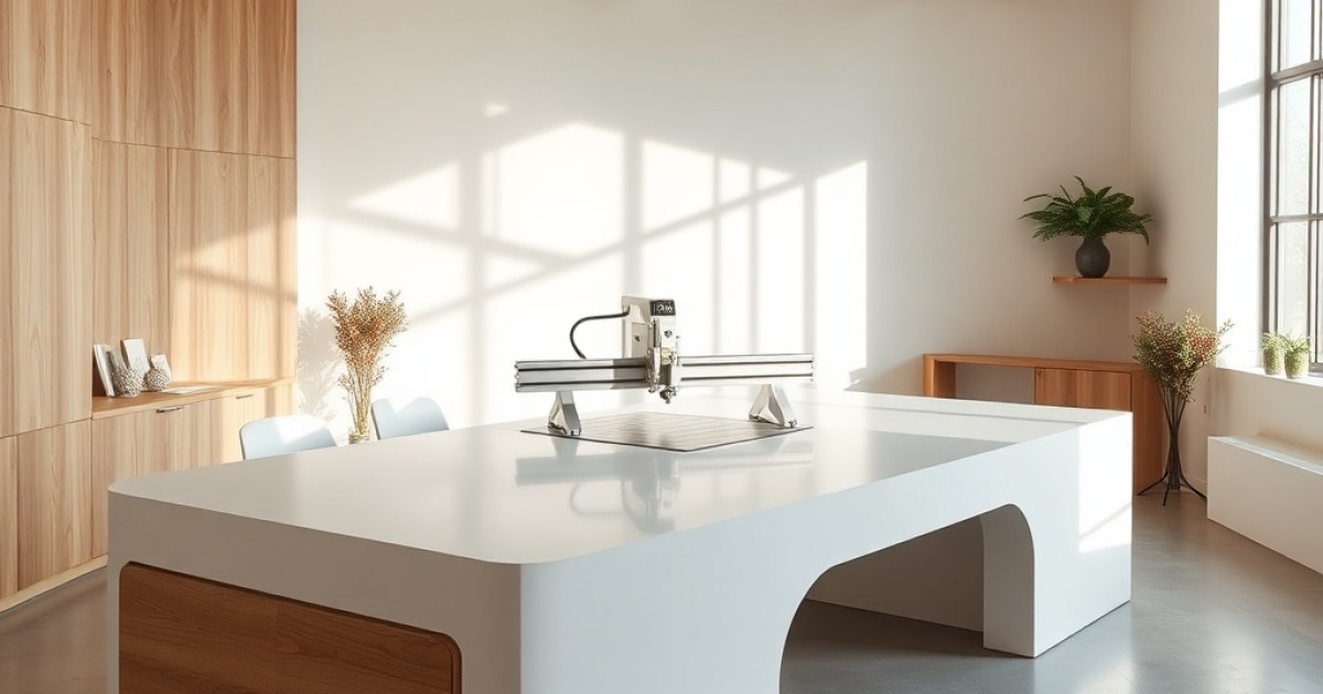 Como a usinagem de Corian permite criar peças complexas sem emendas aparentes