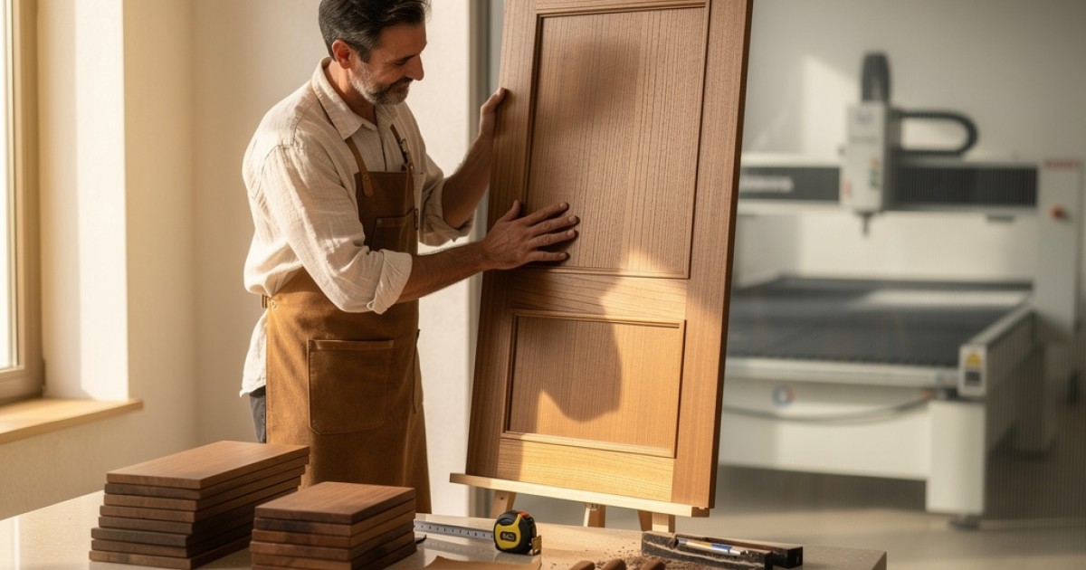 Como escolher uma porta de madeira sob medida para sua casa