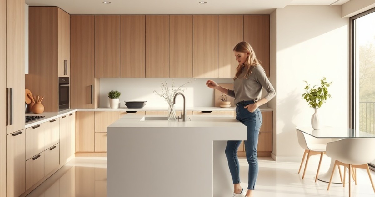 Como o balcão de corian facilita a limpeza e melhora a rotina da cozinha