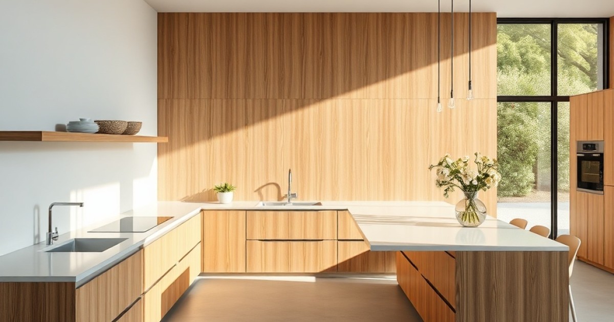 Como o corian transforma o balcão da cozinha em uma peça sem emendas