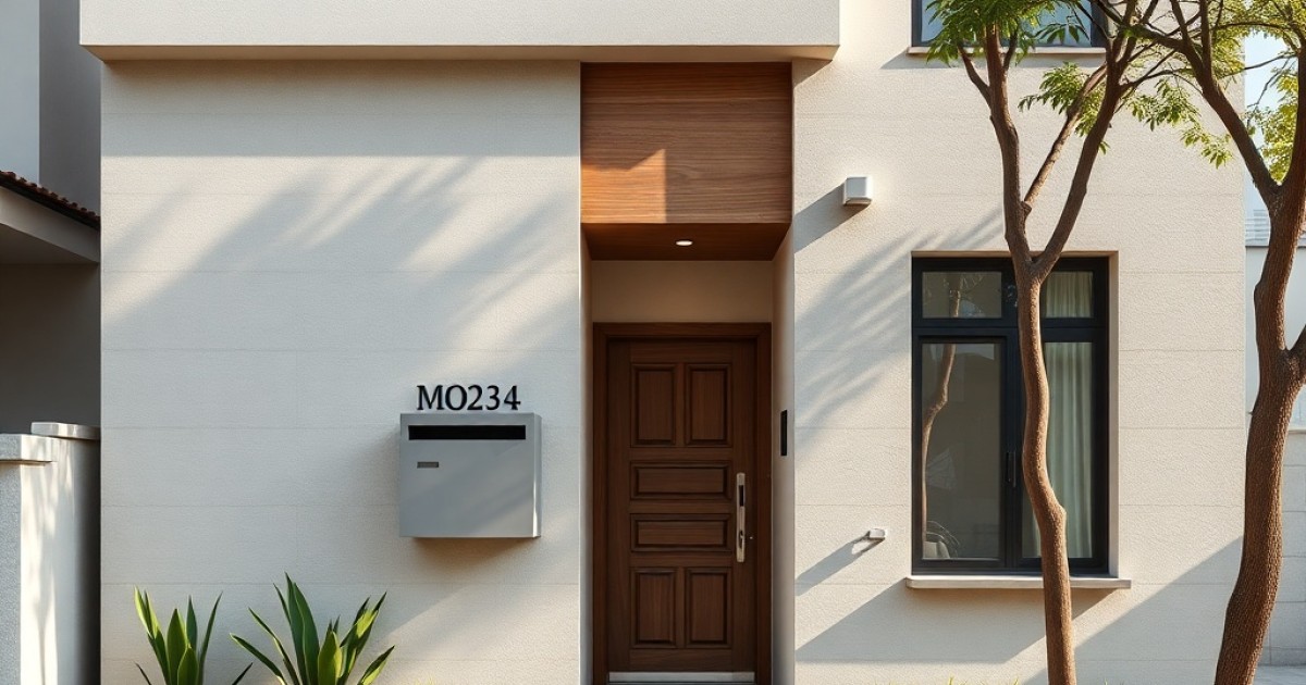 Como uma caixa de correio personalizada ajuda na comunicação visual do imóvel