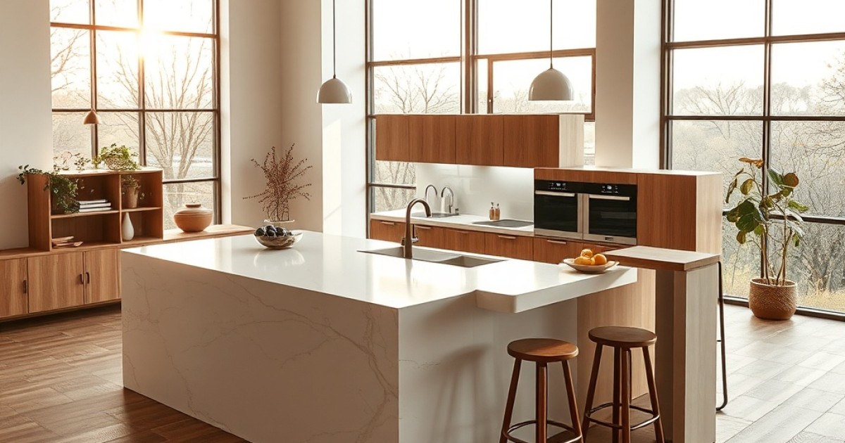 Cores, texturas e possibilidades para balcões de cozinha em corian