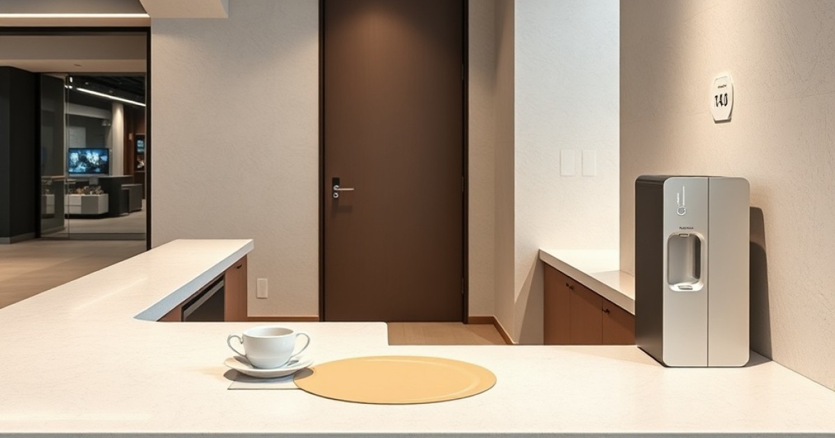 Corian em áreas de atendimento: durabilidade e fácil manutenção