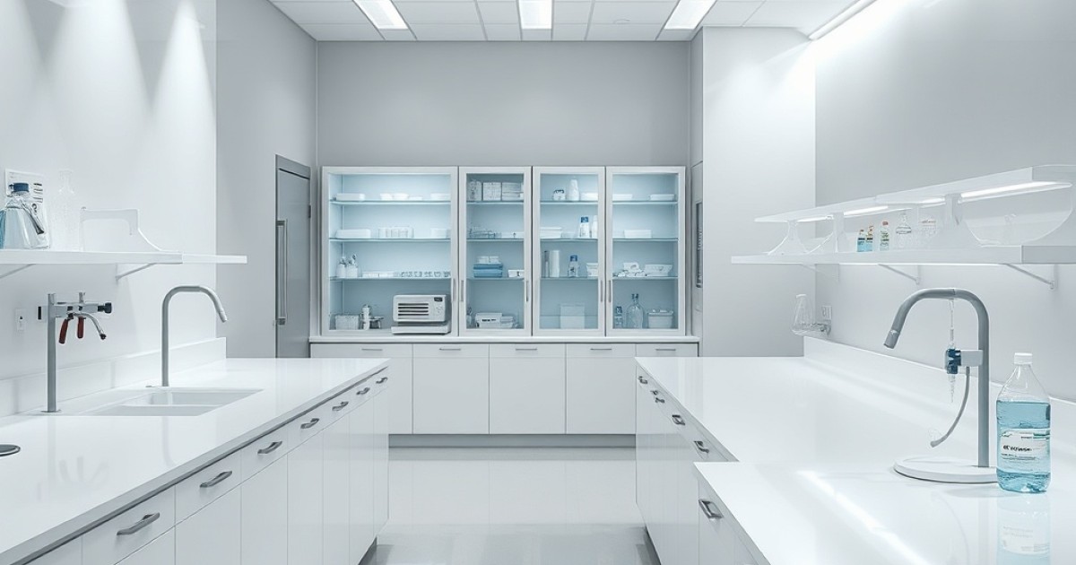 Corian em laboratórios: o material ideal para evitar contaminação