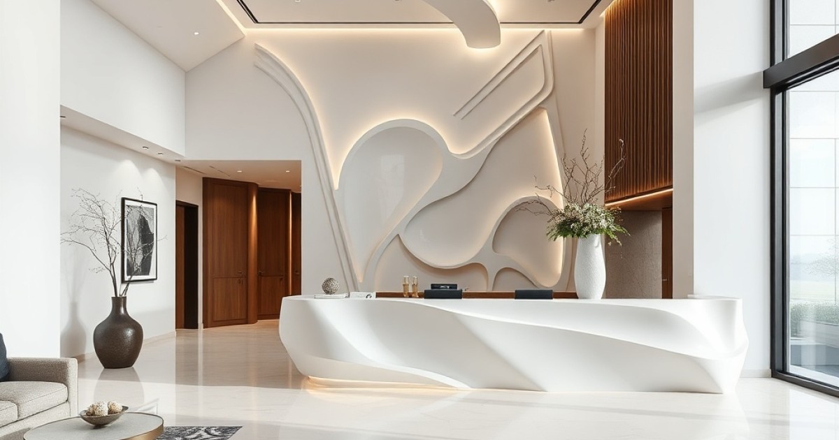 O uso do Corian na arquitetura de hotéis modernos