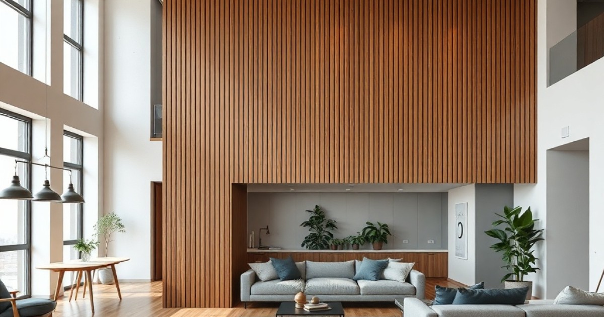 Divisórias ripadas em projetos residenciais e comerciais