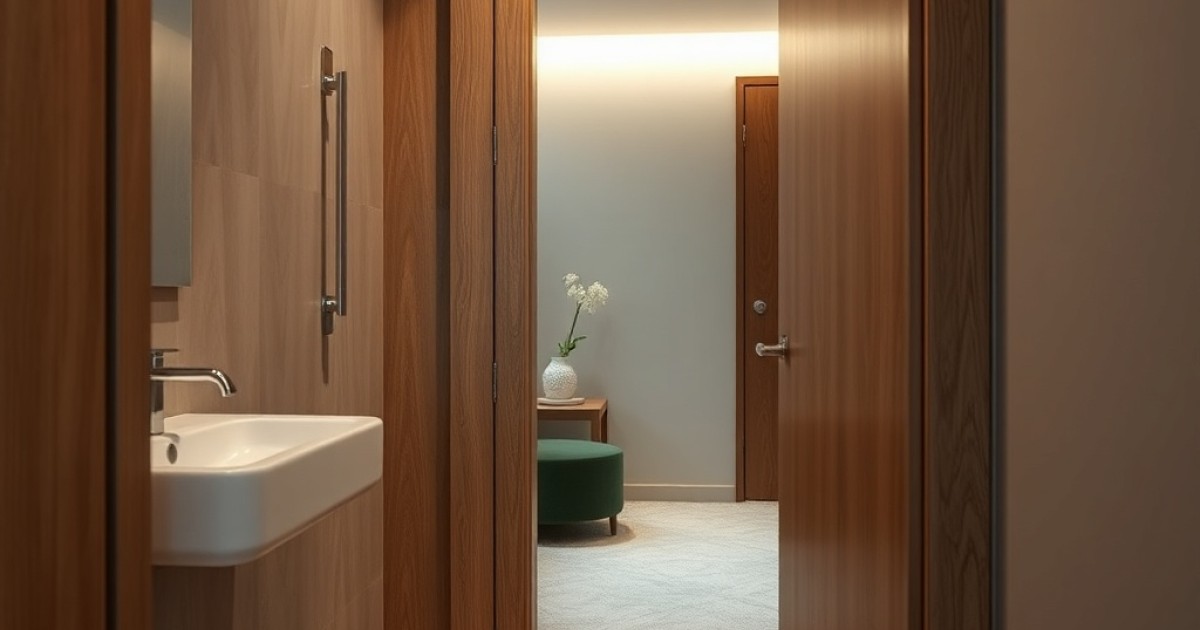 Elegância e privacidade com portas usinadas para quartos