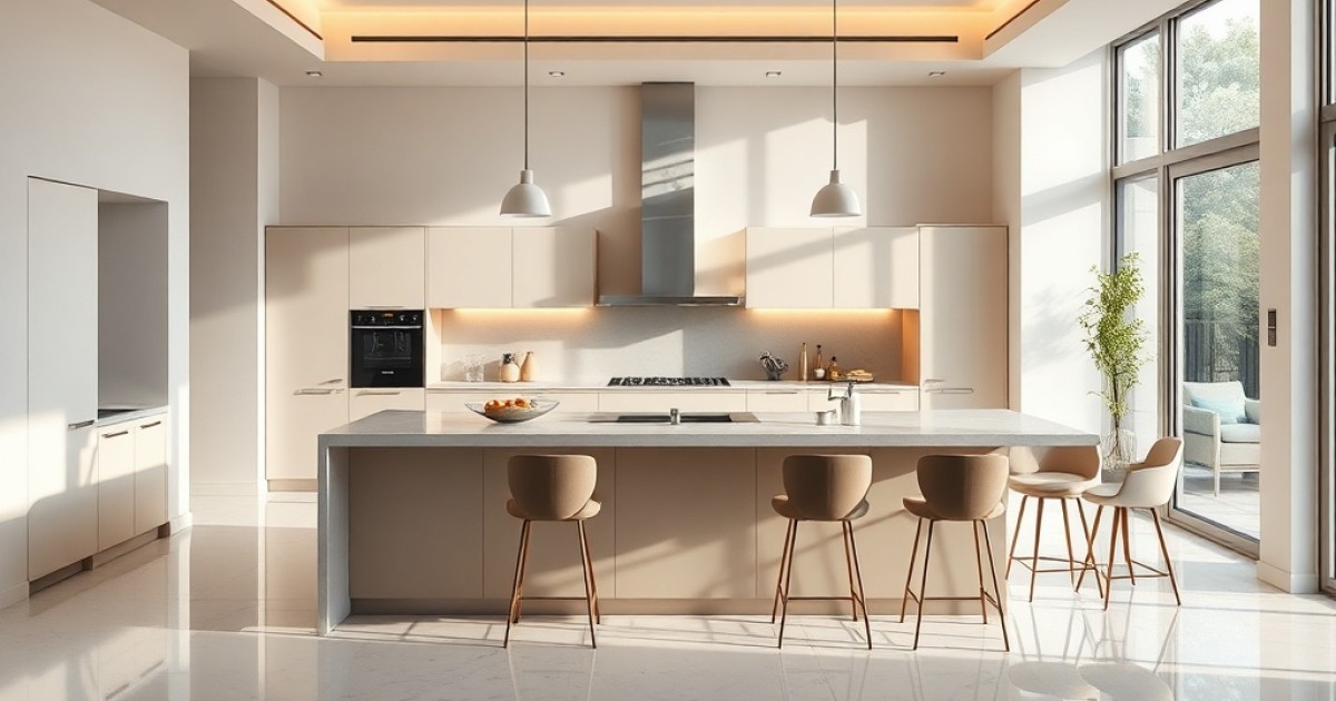 Como planejar um balcão de cozinha elegante