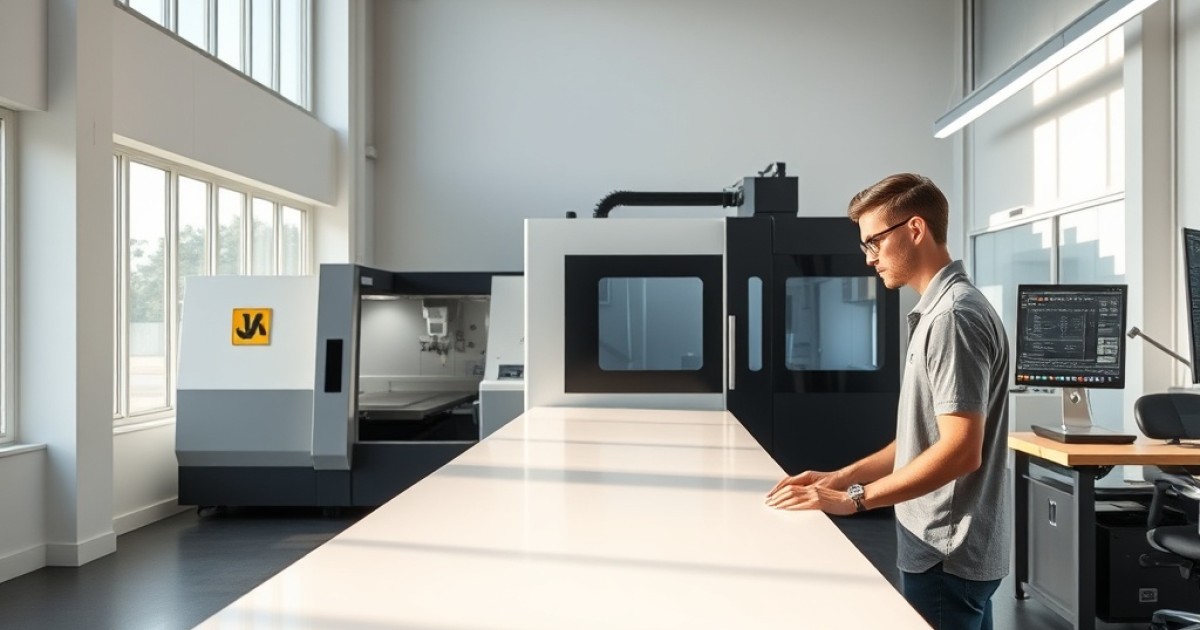 O papel do processador na fabricação de bancadas de Corian sob medida