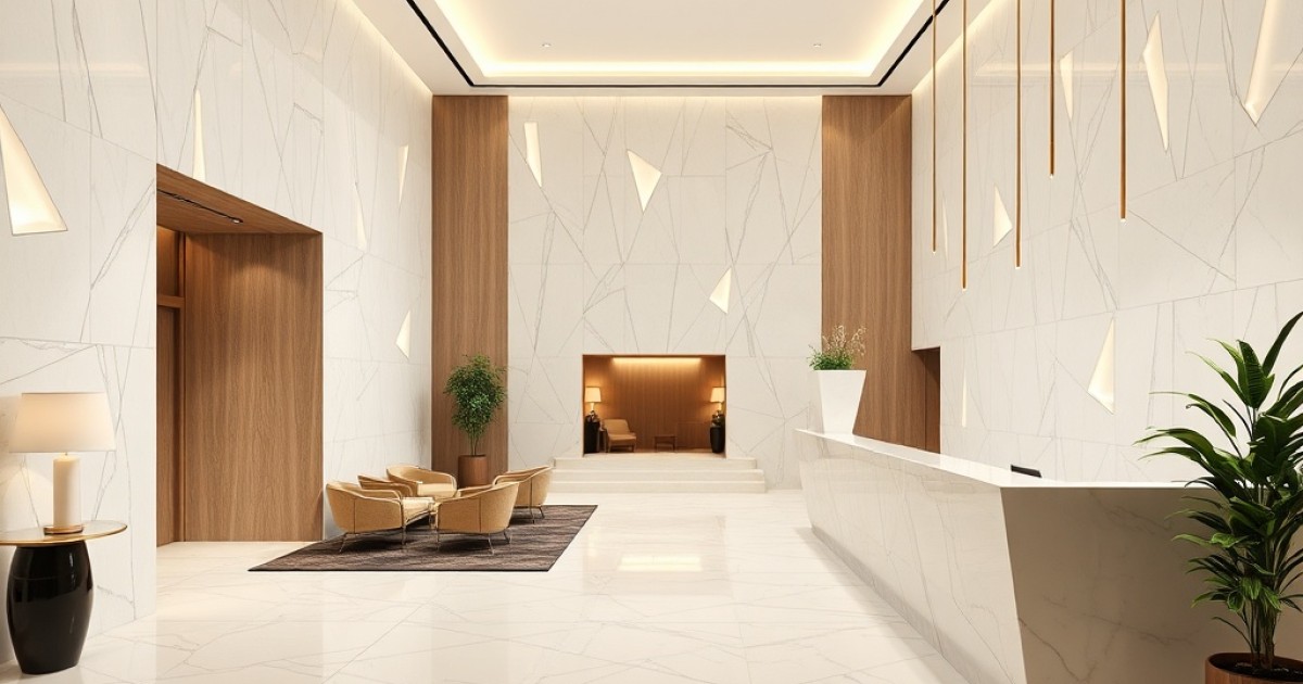 Por que usar Corian em recepções de hotéis