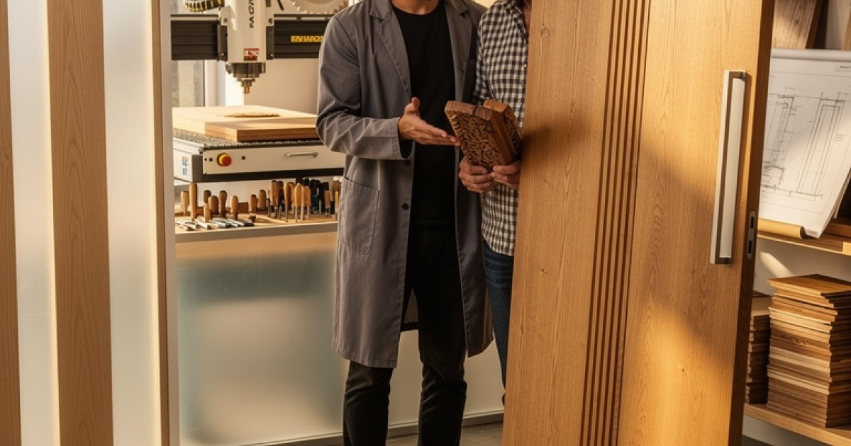 Design em portas de madeira personalizadas