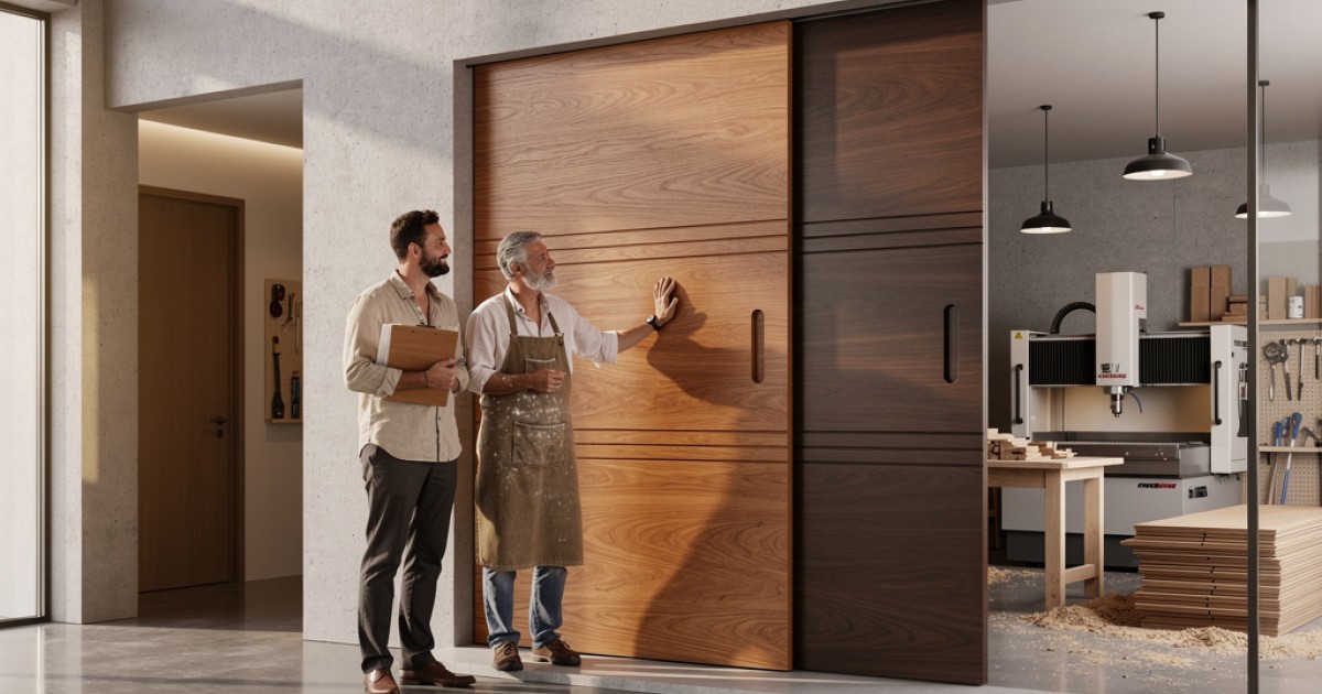 Portas de madeira personalizadas para projetos arquitetônicos