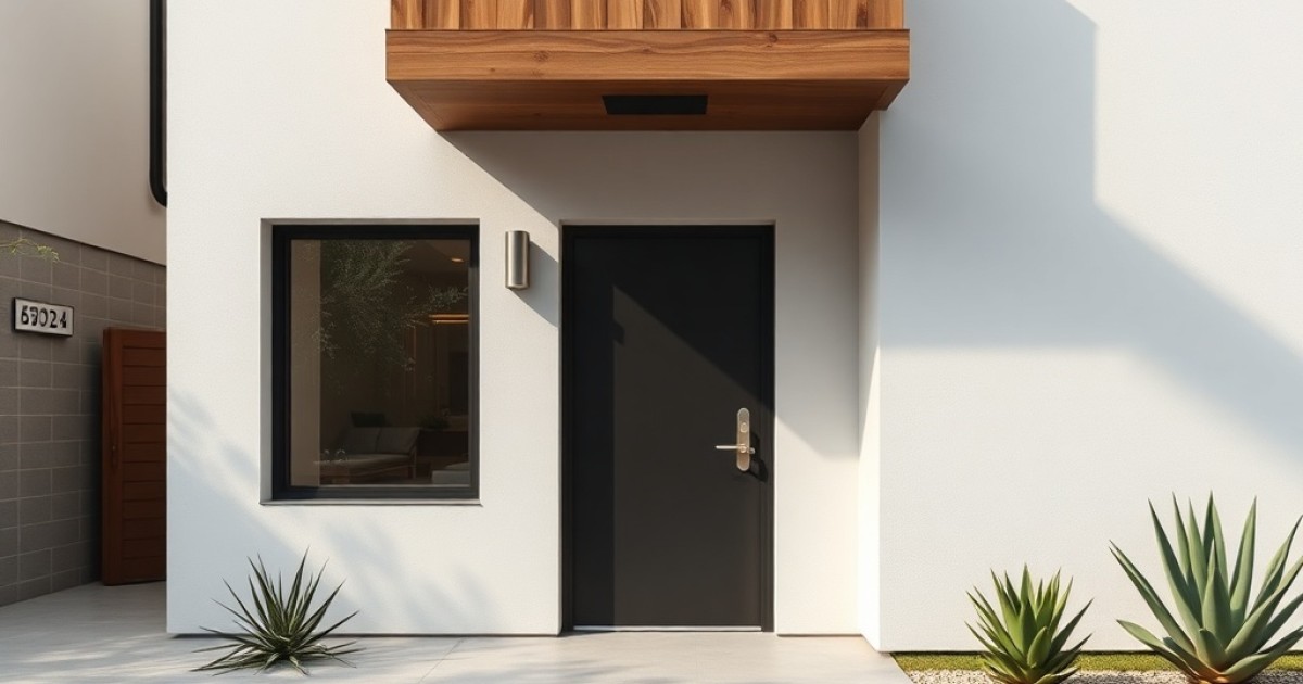 Casas contemporâneas ganham destaque com portas em ACM