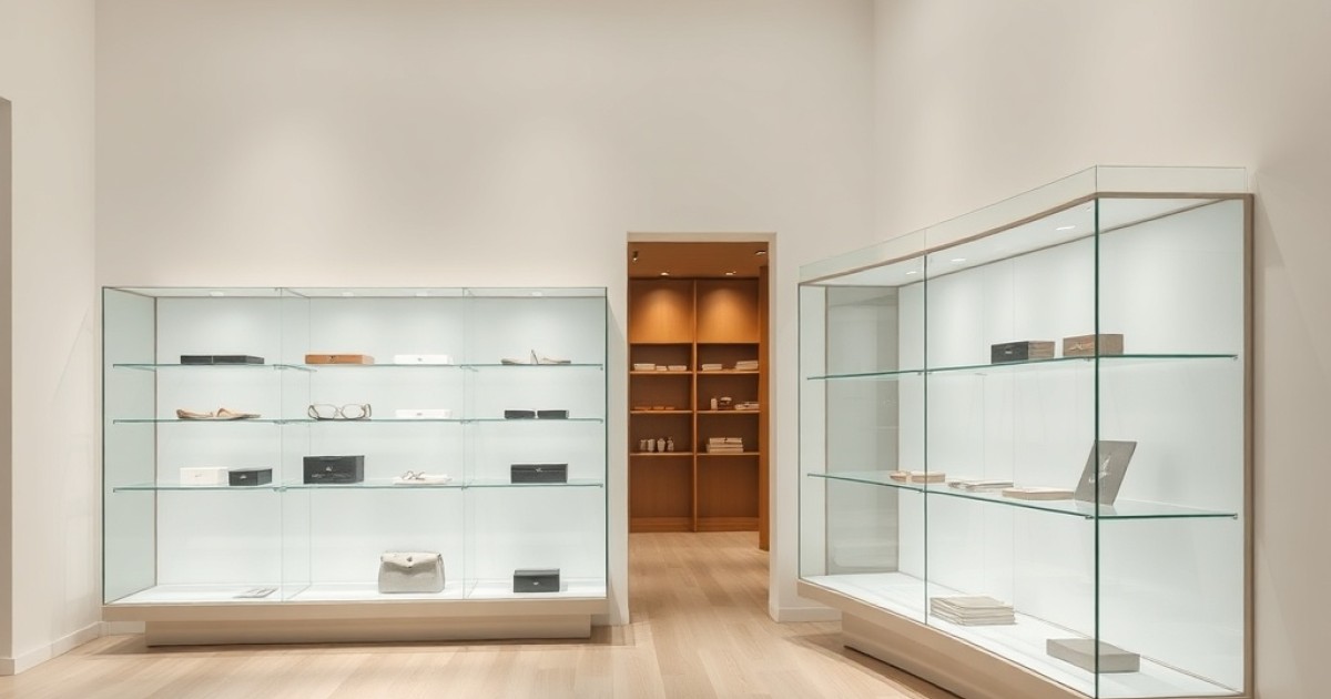 Prateleiras de acrílico para lojas: funcionalidade com visual clean