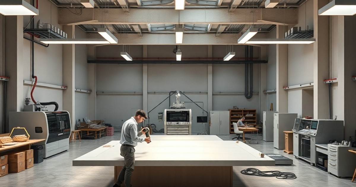 Processamento de Corian: prazos, etapas e nível de precisão