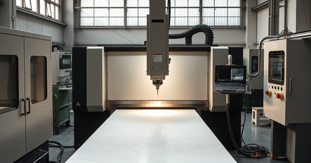 Processo de usinagem: como uma pia esculpida em corian ganha forma