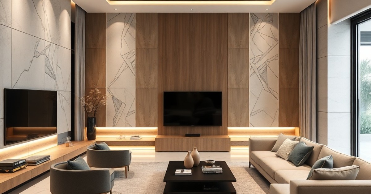 Projetos residenciais que usam revestimento de parede