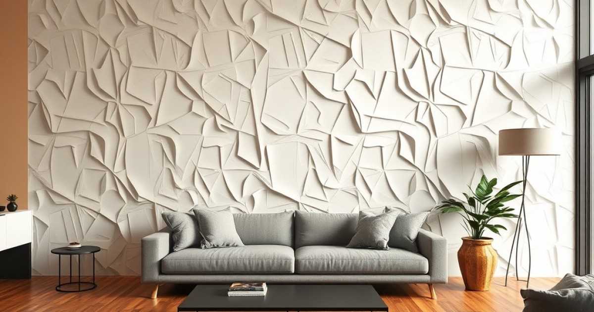 Revestimento 3D: sofisticação e textura nas paredes