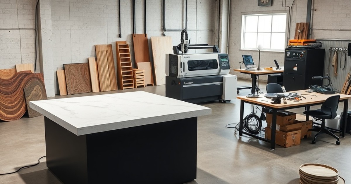 Revestimentos em Corian com usinagem 3D