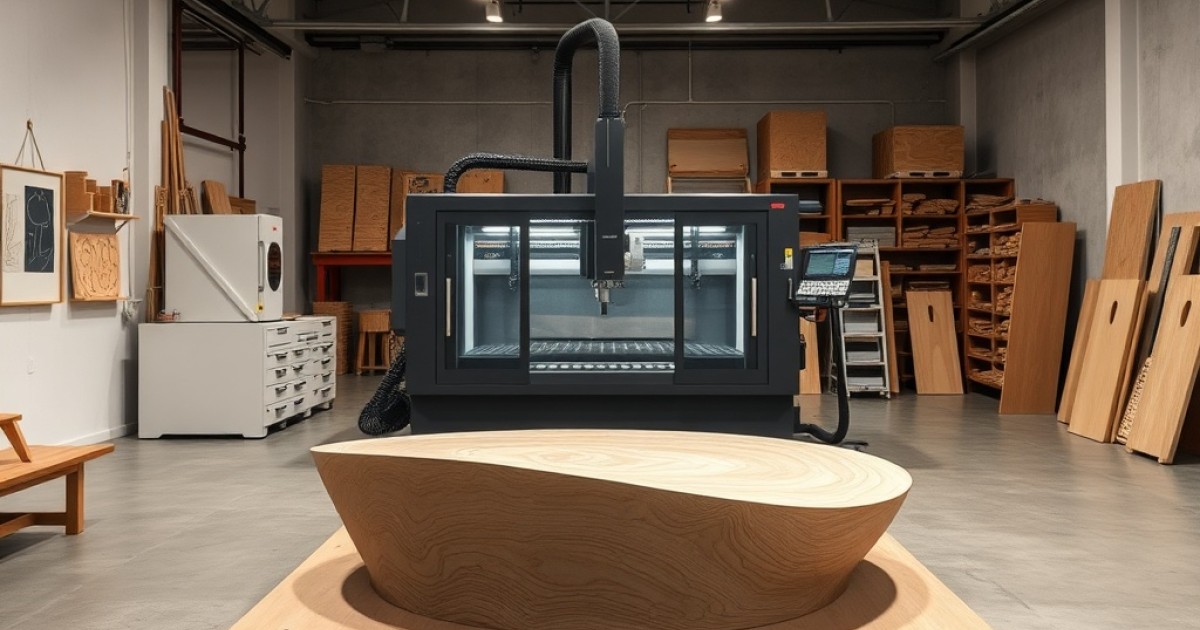 Usinagem 3D em madeira CNC: vantagens, materiais e acabamentos