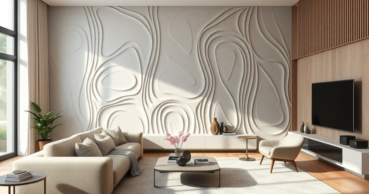 Vantagens do revestimento 3D para interiores